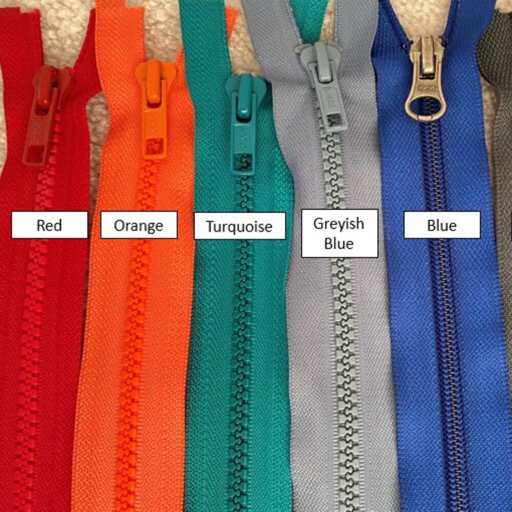 29" inch One-way Separating High Quality Zippers.